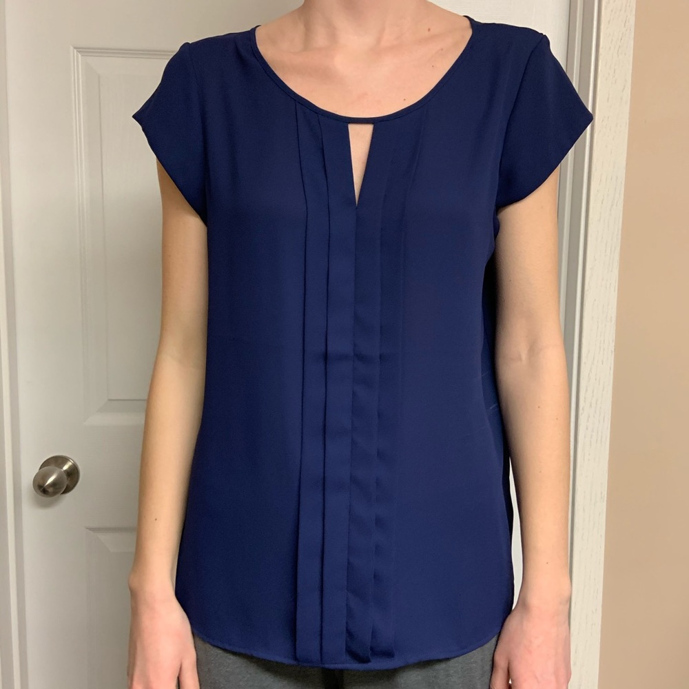 Like new! Express navy shirt.